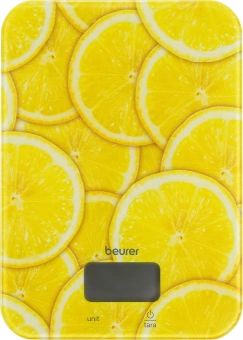 Весы кухонные электронные Beurer KS19 lemon макс.вес:5кг рисунок - купить недорого с доставкой в интернет-магазине