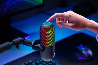 Микрофон проводной Razer Seiren V3 Chroma черный - купить недорого с доставкой в интернет-магазине