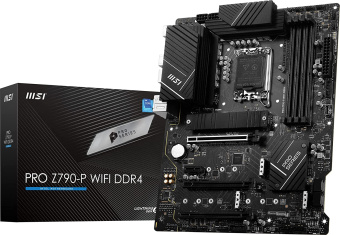 Материнская плата MSI PRO Z790-P WIFI DDR4 Soc-1700 Intel Z790 4xDDR4 ATX AC`97 8ch(7.1) 2.5Gg RAID+HDMI - купить недорого с доставкой в интернет-магазине