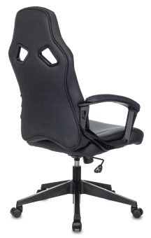 Кресло игровое Zombie DRIVER черный/голубой эко.кожа с подголов. крестов. пластик - купить недорого с доставкой в интернет-магазине