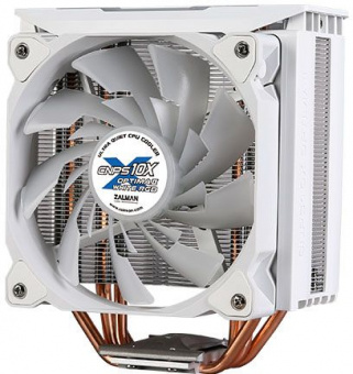 Устройство охлаждения(кулер) Zalman CNPS10X Optima II White RGB Soc-AM4/1151/1200/2066 4-pin 17-27dB Al+Cu 180W 740gr LED Ret - купить недорого с доставкой в интернет-магазине