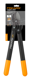 Сучкорез контактный Fiskars PowerGear L71 малый черный/оранжевый (1001556) - купить недорого с доставкой в интернет-магазине