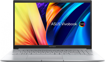 Ноутбук Asus Vivobook Pro 15 OLED M6500XU-MA106 Ryzen 9 7940HS 16Gb SSD1Tb NVIDIA GeForce RTX4050 6Gb 15.6" OLED 2.8K (2880x1620) noOS silver WiFi BT Cam (90NB1202-M00440) - купить недорого с доставкой в интернет-магазине