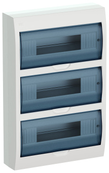 Щит распределительный IEK MKP12-N-36-40-05 ЩРН-П-36 для установки модульных устройств навесной 307мм 99мм 473мм 660B 36мод. пластик IP41 белый (упак.:1шт) - купить недорого с доставкой в интернет-магазине