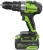 Дрель-шуруповерт Greenworks GD24DD60 аккум. патрон:быстрозажимной (3704107CUB) - купить недорого с доставкой в интернет-магазине