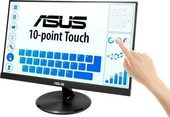 Монитор Asus 21.5" VT229H черный IPS LED 16:9 HDMI M/M глянцевая 1000:1 250cd 178гр/178гр 1920x1080 60Hz VGA FHD USB Touch 3.83кг - купить недорого с доставкой в интернет-магазине