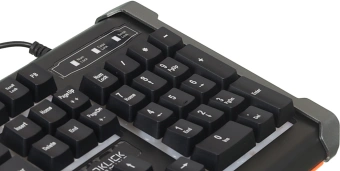 Клавиатура Оклик 710G BLACK DEATH черный/оранжевый USB Multimedia for gamer LED (476393) кабель 1.5м - купить недорого с доставкой в интернет-магазине