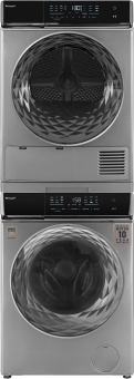 Сушильная машина Weissgauff WD 879 Diamond Heat Pump кл.энер.:A++ макс.загр.:8кг серебристый (430998) - купить недорого с доставкой в интернет-магазине