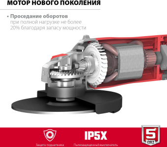 Углошлифовальная машина Зубр Мастер УШМ-230-2605 П 2600Вт 6600об/мин рез.шпин.:M14 d=230мм - купить недорого с доставкой в интернет-магазине