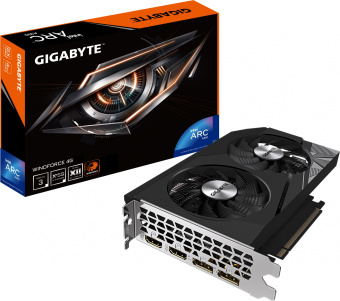 Видеокарта Gigabyte PCI-E 4.0 GV-IA310WF2-4GD INTEL ARC A310 4Gb 64bit GDDR6 2000/15500 HDMIx2 DPx2 HDCP Ret - купить недорого с доставкой в интернет-магазине