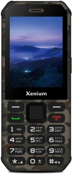 Мобильный телефон XENIUM X300 зеленый моноблок 1.77" 128x160 Nucleus 0.3Mpix GSM900/1800 MP3 - купить недорого с доставкой в интернет-магазине