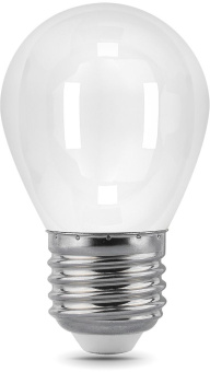 Лампа филам. Gauss Filament 5Вт цок.:E27 шар 220B св.свеч.бел.нейт. (упак.:1шт) (105202205) - купить недорого с доставкой в интернет-магазине