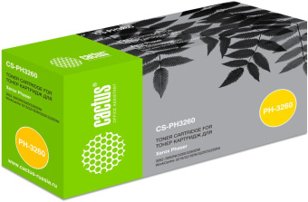 Картридж лазерный Cactus CS-PH3260 106R02778 черный (3000стр.) для Xerox Phaser 3052/3260/WC 3215/3225 - купить недорого с доставкой в интернет-магазине