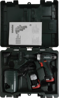 Дрель-шуруповерт Metabo Powermaxx BS Basic Set с набором оснастки аккум. патрон:быстрозажимной (кейс в комплекте) (600080880) - купить недорого с доставкой в интернет-магазине