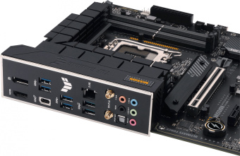 Материнская плата Asus TUF GAMING H770-PRO WIFI Soc-1700 Intel H770 4xDDR5 ATX AC`97 8ch(7.1) 2.5Gg RAID+HDMI+DP - купить недорого с доставкой в интернет-магазине