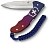 Нож перочинный Victorinox Evoke Alox (0.9415.D221) 136мм 5функц. синий/красный подар.коробка в комплекте: паракорд