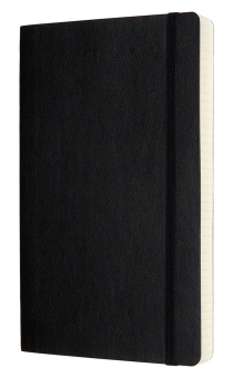 Блокнот Moleskine CLASSIC SOFT EXPENDED QP617EXP Large 130х210мм 400стр. клетка мягкая обложка черный - купить недорого с доставкой в интернет-магазине