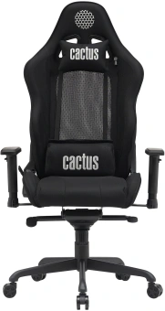 Кресло Cactus CS-CHR-MC04 черный крестов. сталь пластик черный - купить недорого с доставкой в интернет-магазине