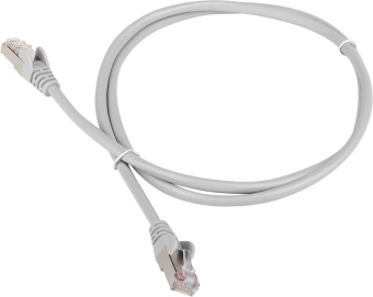 Патч-корд Lanmaster LAN-PC45/S5E-5.0-GY FTP RJ-45 вил.-вилка RJ-45 кат.5E 5м серый LSZH (уп.:1шт) - купить недорого с доставкой в интернет-магазине