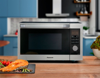 Микроволновая Печь Panasonic NN-C69MSZPE 30л. 1000Вт нержавеющая сталь/черный - купить недорого с доставкой в интернет-магазине