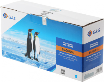 Картридж лазерный G&G GG-Q6001A голубой (2000стр.) для HP CLJ 1600/2600/2605N, LBP 5000/5100 Canon - купить недорого с доставкой в интернет-магазине