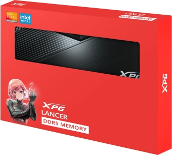 Память DDR5 2x16GB 6400MHz A-Data AX5U6400C3216G-DCLABK XPG Lancer RTL PC5-51200 CL32 DIMM 288-pin 1.4В kit dual rank с радиатором Ret - купить недорого с доставкой в интернет-магазине