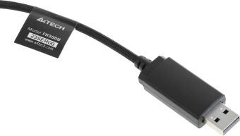Наушники с микрофоном A4Tech Fstyler FH300U черный 2м мониторные USB оголовье (FH300U BLACK) - купить недорого с доставкой в интернет-магазине