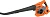 Воздуходувка-пылесос Carver СBV 01BL40-240 400Вт пит.:от аккум. оранжевый/черный