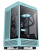 Корпус Thermaltake The Tower 100 Turquoise голубой без БП miniITX 1x120mm 3x140mm 2xUSB3.0 audio bott PSU - купить недорого с доставкой в интернет-магазине
