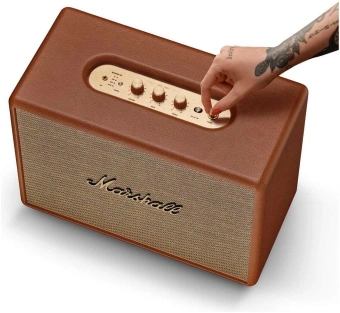 Колонка порт. Marshall Woburn III коричневый 150W 2.0 BT/3.5Jack 10м (WOBURNIII BROWN) - купить недорого с доставкой в интернет-магазине