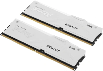 Память DDR5 2x16GB 6400MHz Kingston KF564C32BWEAK2-32 Fury Beast RGB RTL Gaming PC5-51200 CL32 DIMM 288-pin 1.4В kit dual rank с радиатором Ret - купить недорого с доставкой в интернет-магазине