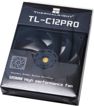 Вентилятор для корпуса Thermalright TL-C12 Pro 120х120x25 черный 4-pin 29.6дБ (TL-C12-PRO) Ret - купить недорого с доставкой в интернет-магазине