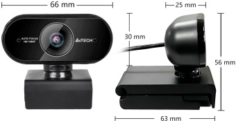 Камера Web A4Tech PK-930HA черный 2Mpix (1920x1080) USB2.0 с микрофоном - купить недорого с доставкой в интернет-магазине