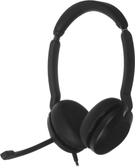 Наушники с микрофоном Jabra Evolve2 30 SE черный 1.5м накладные USB оголовье (23189-999-779) - купить недорого с доставкой в интернет-магазине