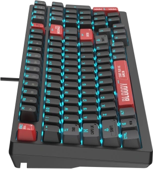 Клавиатура A4Tech AT98 черный/красный USB for gamer LED кабель 1.8м - купить недорого с доставкой в интернет-магазине