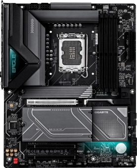Материнская плата Gigabyte Z890 EAGLE WIFI7 PLUS Soc-1851 Intel Z890 ATX AC`97 8ch(7.1) 2.5Gg RAID+DP - купить недорого с доставкой в интернет-магазине