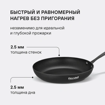 Набор посуды Rondell Arcane RDA-1858 7 предметов - купить недорого с доставкой в интернет-магазине