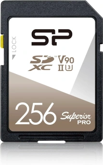 Флеш карта SDXC 256GB Silicon Power SP256GBSDXJA2V10 Superior Pro w/o adapter - купить недорого с доставкой в интернет-магазине