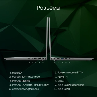 Ноутбук Digma Pro Fortis M Core i7 1355U 16Gb SSD512Gb Intel UHD Graphics 15.6" IPS FHD (1920x1080) Windows 11 Pro grey WiFi BT Cam 4250mAh (DN15P7-ADXW05) - купить недорого с доставкой в интернет-магазине