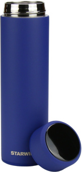 Термос Starwind 22-500/1 0.45л. синий картонная коробка - купить недорого с доставкой в интернет-магазине