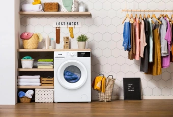 Стиральная машина Gorenje WNHPI84AS/R класс: A загр.фронтальная макс.:8кг белый инвертор - купить недорого с доставкой в интернет-магазине