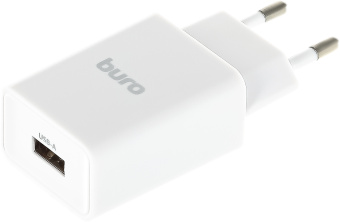 Сетевое зар./устр. Buro BUWA1 10.5W 2.1A USB-A универсальное белый (BUWA10S100WH) - купить недорого с доставкой в интернет-магазине