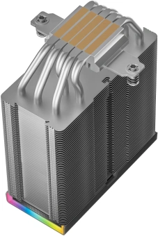 Устройство охлаждения(кулер) Deepcool AK500S Digital SE ARGB Soc-AM5/AM4/1200/1700/1851 черный 4-pin 28dB Al+Cu LCD 240W 864gr Ret (R-AK500S-BKADMN-GJD) - купить недорого с доставкой в интернет-магазине