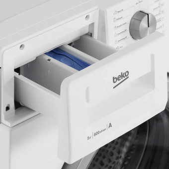 Стиральная машина Beko WRS54P1BSW класс: A загр.фронтальная макс.:5кг белый - купить недорого с доставкой в интернет-магазине