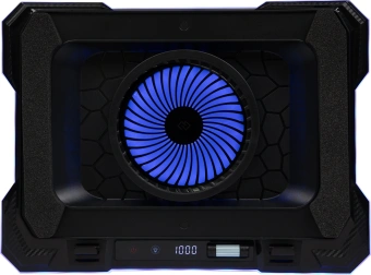 Подставка для ноутбука Digma D-NCP190-1x100RGB 19" 428x316x58мм 52дБ 2xUSB 1x 140ммFAN 1280г Fan-control металл/пластик черный - купить недорого с доставкой в интернет-магазине