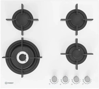 Газовая варочная поверхность Indesit INGT 62 IC/WH белый - купить недорого с доставкой в интернет-магазине