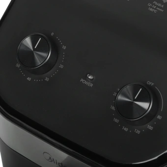Аэрогриль Midea MAF-TN45WK 4.5л 1500Вт черный - купить недорого с доставкой в интернет-магазине