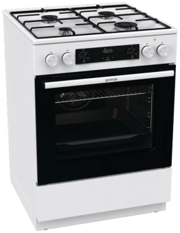 Плита Комбинированная Gorenje GKS6C70WA белый - купить недорого с доставкой в интернет-магазине
