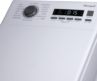 Стиральная машина Weissgauff WM 40380 TD Inverter класс: A+++ загр.вертикальная макс.:8кг белый инвертер - купить недорого с доставкой в интернет-магазине