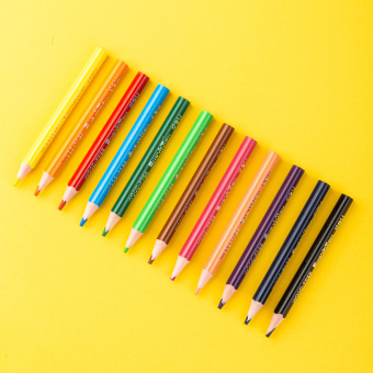 Карандаши цв. Deli EC114-12 Enovation трехгран. пластик 12цв. коробка/европод. (12шт) - купить недорого с доставкой в интернет-магазине